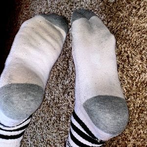 Super sweaty adidas ankle socks